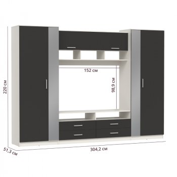 ШМЦ Вена  91.01 с зеркалом в Бердске - mebel154.com