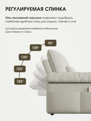 Кресло-кровать ЛУНО 105см в Бердске - mebel154.com