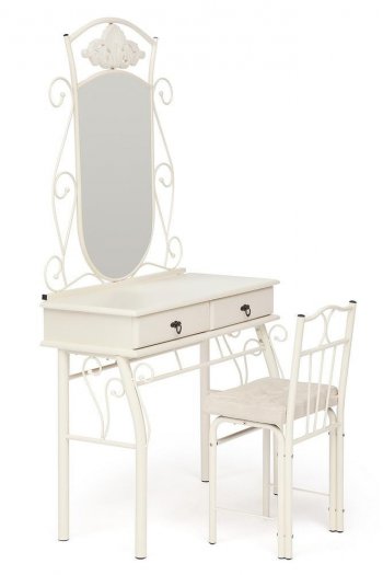 Столик туалетный CANZONA (столик/зеркало + стул) в Бердске - mebel154.com