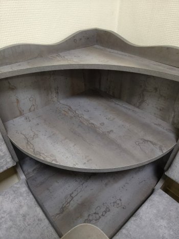 Кухонный уголок Миссия с полкой ткань в Бердске - mebel154.com