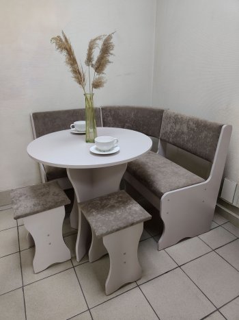 Кухонный уголок Лотос ткань в Бердске - mebel154.com