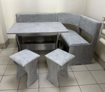Кухонный уголок Миссия V велюр (сириус) в Бердске - mebel154.com