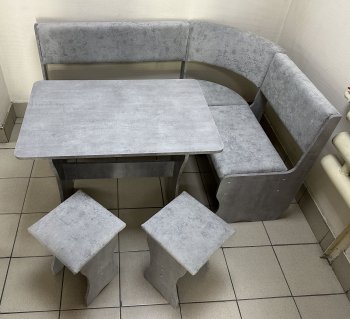 Кухонный уголок Миссия V велюр (сириус) в Бердске - mebel154.com