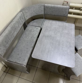 Кухонный уголок Миссия V велюр (сириус) в Бердске - mebel154.com