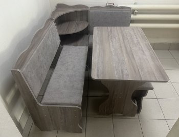 Кухонный уголок Миссия с полкой, ткань(локи) в Бердске - mebel154.com