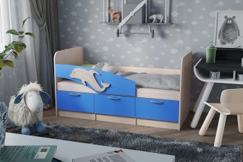 Кровать Дельфин 1.6 в Бердске - mebel154.com