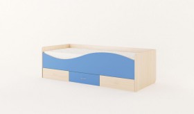 Кровать детская с ящиками Волна в Бердске - mebel154.com