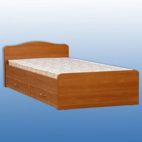 Кровать двуспальная с ящиками в Бердске - mebel154.com