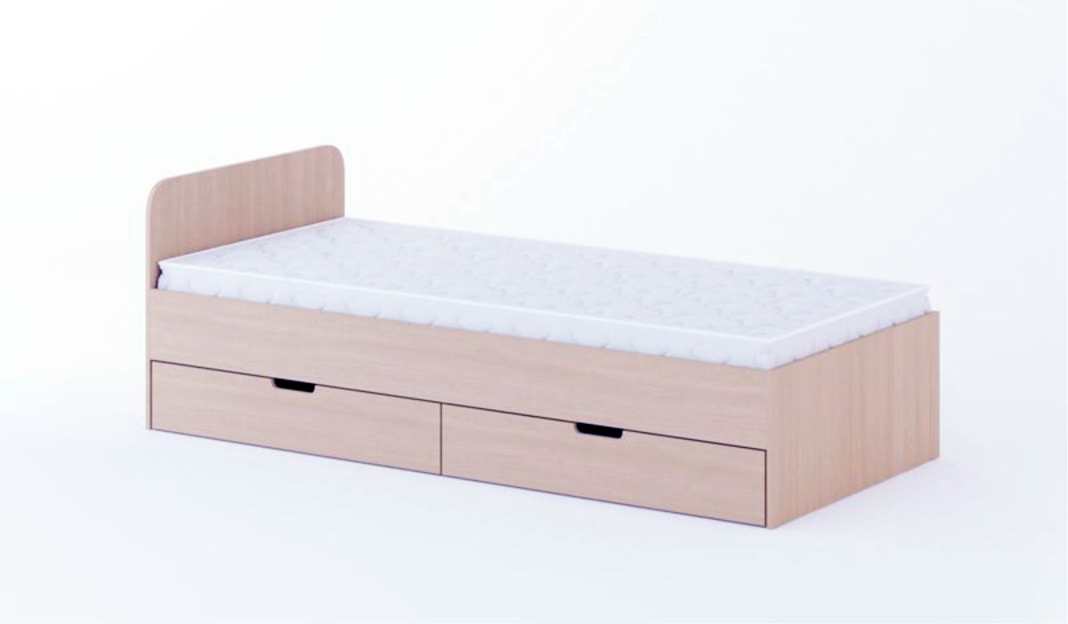 Кровать с ящиками Фиджи в Бердске - mebel154.com