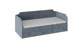 Кровать с мягкой обивкой и ящиками Кантри Тип 1 (900) в Бердске - mebel154.com