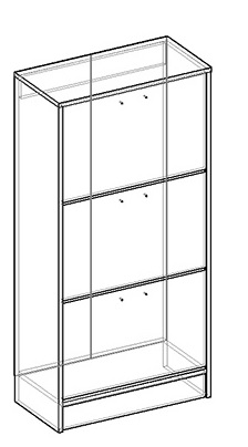 Машенька тумба для обуви в Бердске - mebel154.com