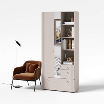 Вешалка с зеркалом Одетта (ВШ1) в Бердске - mebel154.com