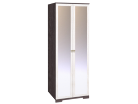 Шкаф для одежды 2-х дверный с зеркалом 12-2 Бриз в Бердске - mebel154.com