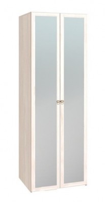 Шкаф для одежды 2-х дверный с зеркалом 54-2 Бриз в Бердске - mebel154.com