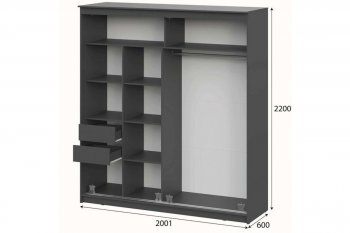 Шкаф-купе  ШКП-3  2м  Макс в Бердске - mebel154.com