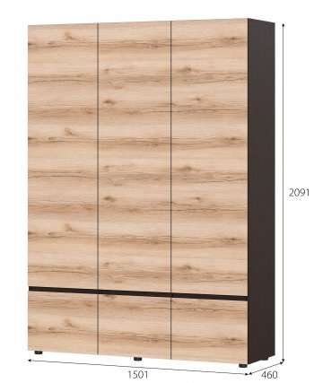 Шкаф 3-х Берген в Бердске - mebel154.com